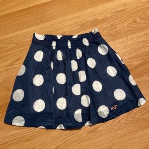 Hollister polka dot skirt